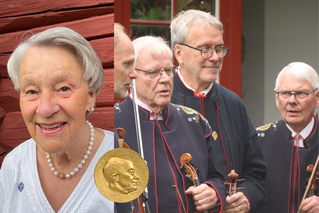 Hovsångerska och spelmän får medaljer på Alfvéndagen